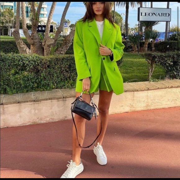 Zara Lime Green Blazer - Picture 6 of 11